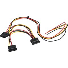 Akyga Molex - SATA x2, 0.4m, Wielokolorowy (AK-SC-24)