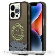 Karl Lagerfeld Case for iPhone 14 Pro Max - Karl Lagerfeld Hardcase Glitter - Liquid RSG 3666339086039 έως 12 άτοκες Δόσεις