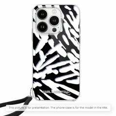 Karl Lagerfeld Case for iPhone 16 Pro Max - Karl Lagerfeld IML Luxury - Zebra Pattern&Cord 3666339320317 έως 12 άτοκες Δόσεις