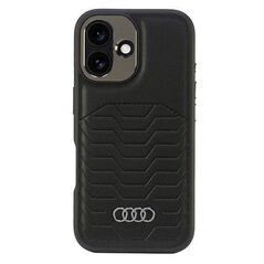 Original Case IPHONE 16 Audi Synthetic Leather (AU-TPUPCMIP16-GT/D3-BK) black 6955250227605