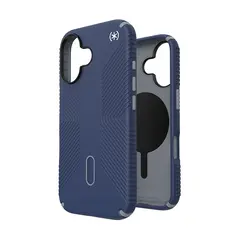 Case Speck Presidio2 Grip ClickLock & MagSafe Apple iPhone 16 (Coastal Blue / Dust Grey / White) SPK621 840168540365