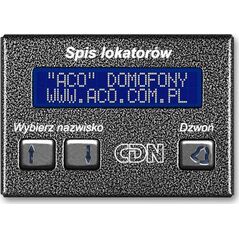 ACO ACO CDN-230E ST Elektroniczny spis lokatorów stal