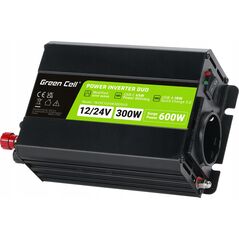 Przetwornica Green Cell Przetwornica PowerInverter DUO 12V/24V 300/600W modyfikowana sinusoida