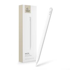 Tech-Protect Digital Magnetic Stylus Pen 2 magnetic stylus for iPad tablet - white 9589046922541