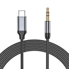 Tech-Protect UltraBoost audio USB-C / 3.5mm mini jack cable 1 m - black 9490713929070