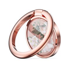 Tech-Protect Magnetic Phone Ring holder / ring with stand function - pink flowers 9490713933848