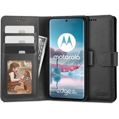 Tech-Protect Wallet case for Motorola Edge 40 Neo - black 9319456606683