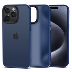 Tech-Protect MagMat case for iPhone 15 Pro - navy blue matte 9319456606584