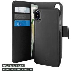 Puro PURO Wallet Detachable - Etui 2w1 iPhone XR (czarny)