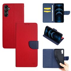 Θήκη Πορτοφόλι Sonique Trend Wallet Samsung Galaxy A05s 4G Κόκκινο / Σκούρο Μπλε 5201101965785