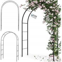 Vilde Pergola ogrodowa metalowa 145x235 cm