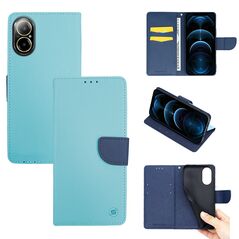 Θήκη Πορτοφόλι Sonique Trend Wallet Realme C67 4G Σιέλ / Σκούρο Μπλε 5210312063913