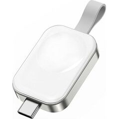 4smarts 4smarts Bezprzewodowa ładowarka do Apple  Watch z wejśćiem USB-C white/biała 541225