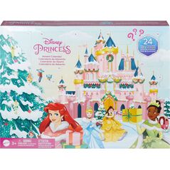 Kalendarz adwentowy Mattel Princess Małe lalki HLX06