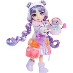 MGA Rainbow High Winter Wonderland Doll- Violet (Purple)