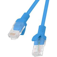 Lanberg RJ-45/RJ-45 kat.5e Niebieski 1m (PCU5-10CC-0100-B)