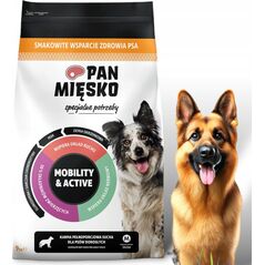 Pan Mięsko PAN MIĘSKO Specjalne potrzeby Mobility & Active (dorosły) chrupki M - Karma sucha dla psa - 9kg