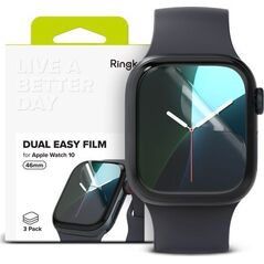 Ringke FOLIA OCHRONNA RINGKE DUAL EASY 3-PACK APPLE WATCH 10 (46 MM) CLEAR