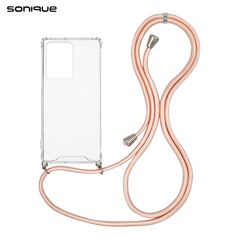 Θήκη Σιλικόνης με Κορδόνι Sonique Armor Clear Xiaomi Xiaomi 11T / Xiaomi 11T Pro Ροζ Σατινέ 5201101898830