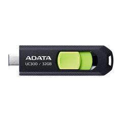 Adata Memory Stick 32GB, USB-C - Adata (ACHO-UC300-32G-RBK) - Black / Green 4711085939111 έως 12 άτοκες Δόσεις