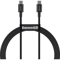 Kabel USB Baseus USB-C - USB-C 1 m Czarny (BSU2848BLK)