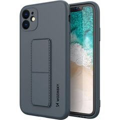 Wozinsky Wozinsky Kickstand Case elastyczne silikonowe etui z podstawką Samsung Galaxy A32 4G niebieski 9598999 9145576226766