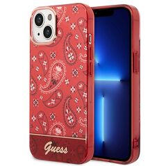 Guess GUHCP14SHGBNHR iPhone 14 6.1&quot; red/red hardcase Bandana Paisley 3666339064044