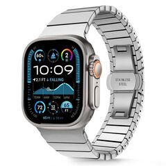 Strap for APPLE WATCH 6 / 7 / 8 / 9 / 10 / SE / ULTRA 1 / 2 (44 / 45 / 46 / 49 MM) Tech-Protect LinkBand silver 5906302370948