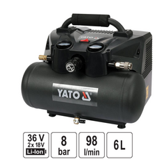 YATO ΑΕΡΟΣΥΜΠΙΕΣΤΗΣ 6L 2X18V SOLO YT-23242 20123242 ΤΕΜΑΧΙΟ εως 12 άτοκες δόσεις