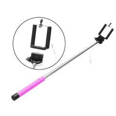 BLOW Selfie Stick 3.5mm Jack Ροζ DM-79-116 έως 12 άτοκες Δόσεις