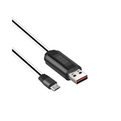 HOCO Καλωδιο USB - MicroUSB με Οθονη 1.2m HOCO U29 Λευκό H-2967 έως 12 άτοκες Δόσεις