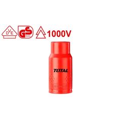 TOTAL ΚΑΡΥΔΑΚΙ ΕΞΑΓΩΝΟ 1/2" 12mm 1000V VDE (THIHAST12121) ως 12 Άτοκες Δόσεις