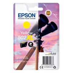 Epson Μελάνι Inkjet 502XL Yellow (C13T02W44010) (EPST02W440) έως 12 άτοκες Δόσεις