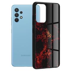 Techsuit Husa pentru Samsung Galaxy A32 4G - Techsuit Glaze Series - Red Nebula 5949419043091 έως 12 άτοκες Δόσεις