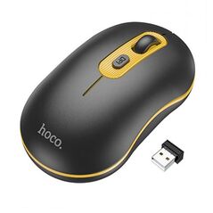 Hoco Mouse Wireless  1000-1600 DPI - Hoco (GM21) - Black / Yellow 6931474790941 έως 12 άτοκες Δόσεις