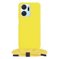 Techsuit Husa pentru Honor X7a - Techsuit Crossbody Lanyard - Yellow 5949419001695 έως 12 άτοκες Δόσεις