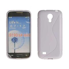 SAMSUNG Galaxy S4 Mini - ΘΗΚΗ ΣΙΛΙΚΟΝΗΣ S-CASE ΑΣΠΡΗ MA47478S-W 14244 έως 12 άτοκες Δόσεις