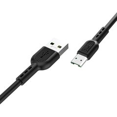 HOCO - X33 DATA CABLE Extra Long microUSB 1m 4A BLACK HOC-X33m-BK 5912 έως 12 άτοκες Δόσεις