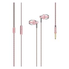 UIISII Handsfree HM6 special Round cable, PINK HM6-PK 3142 έως 12 άτοκες Δόσεις