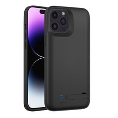 Techsuit Husa pentru iPhone 14 Pro cu Baterie de 5000mAh - Techsuit Power Pro - Black 5949419063174 έως 12 άτοκες Δόσεις