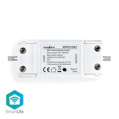 Nedis Circuit Breaker In-Line 10A Smart Ενδιάμεσος Διακόπτης Wi-Fi σε Λευκό Χρώμα (WIFIPS10WT) (NEDWIFIPS10WT) έως 12 άτοκες Δόσεις