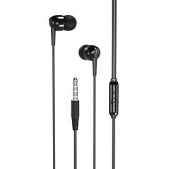 XO EP37 wired earphones jack 3,5mm black XO-EP37-BK 57148 έως 12 άτοκες Δόσεις