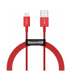 Baseus Lightning Superior Series cable, Fast Charging, Data 2.4A, 1m Red (CALYS-A09) (BASCALYS-A09) έως 12 άτοκες Δόσεις