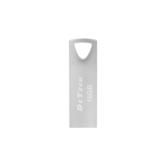 Μνήμη USB DeTech, 16GB, USB 3.0, Ασημένιο - 62037