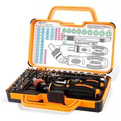 Precision screwdriver set Jakemy JM-6111, 69in1, CR-V, Steel, Orange - 17632