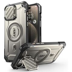 Supcase Husa pentru iPhone 15 Pro Max - Supcase Unicorn Beetle XT MagSafe - Titan Gray 0843439137172 έως 12 άτοκες Δόσεις