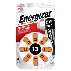 Energizer Μπαταρίες Ακουστικών Βαρηκοΐας 13 1.4V 8τμχ (22574769) (ENE22574769) έως 12 άτοκες Δόσεις