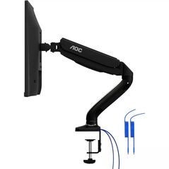 AOC Βάση Γραφείου έως 27" με Βραχίονα (AS110DX) (AOCAS110DX) έως 12 άτοκες Δόσεις