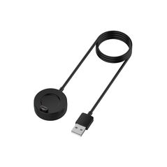 Techsuit Techsuit - Smartwatch Round Charger (TGC4) - for Garmin Watch, USB, 5W, 1m - Black 5949419077324 έως 12 άτοκες Δόσεις