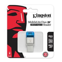 Kingston Card reader USB micro-SD USB3.1 (FCR-ML3C) (KINFCR-ML3C) έως 12 άτοκες Δόσεις